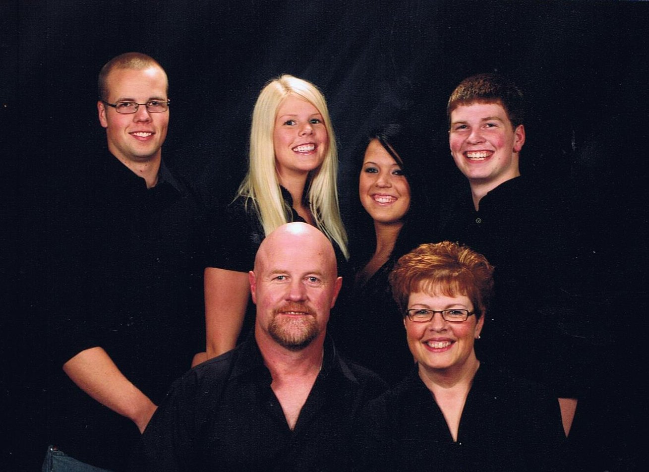 P. Shane y su familia